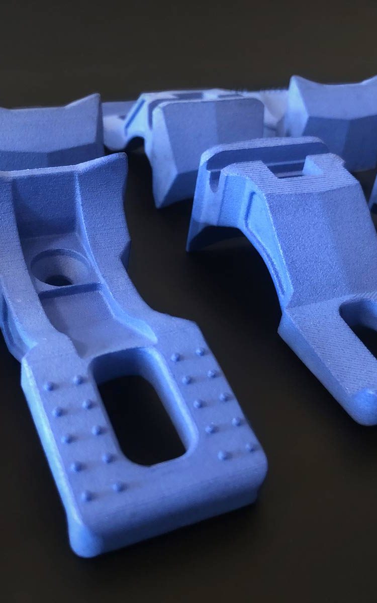 impression de pièces 3D colorées